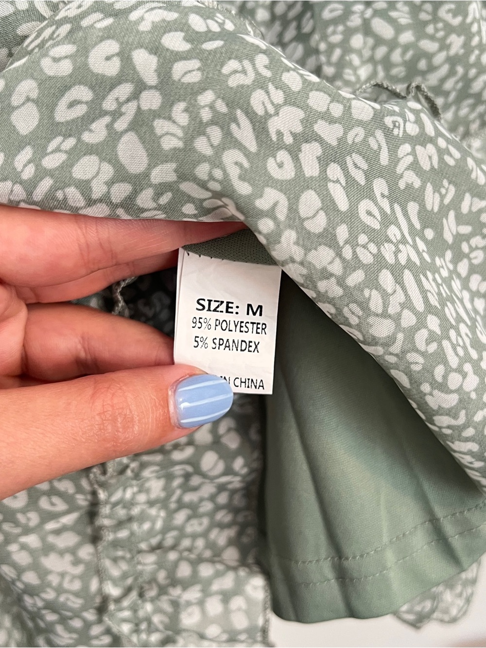 Sage Ruffle Mini Dress - Picture 4 of 4